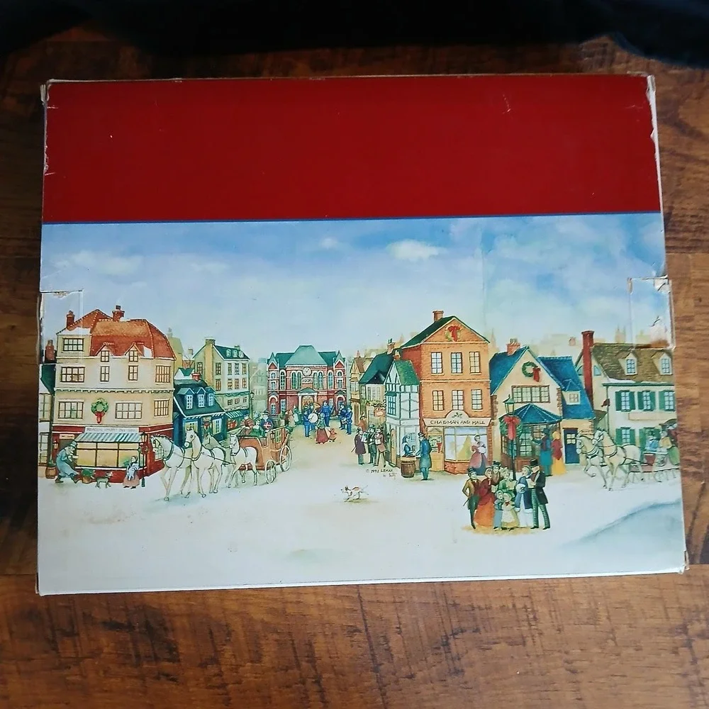 Lemax Animated Skating Pond Village 1995‎ #54106 Snowbird Magnetic Skaters READ